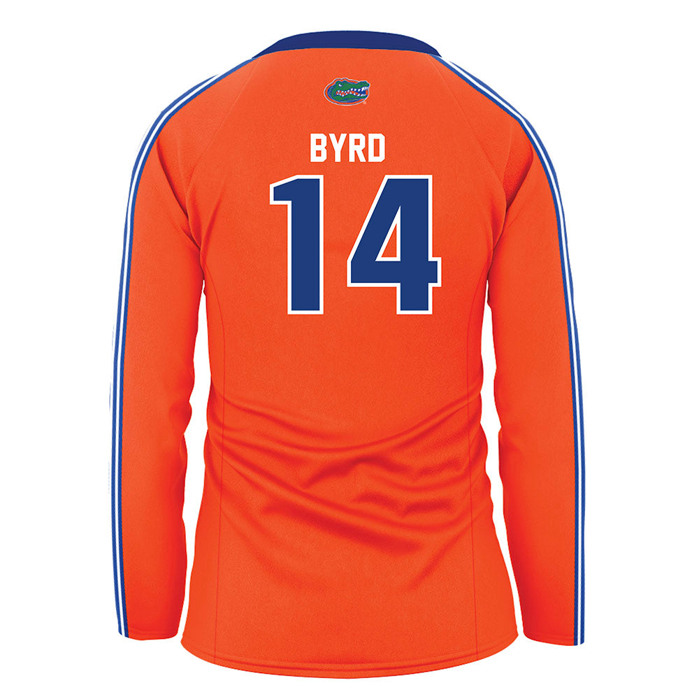 Florida - NCAA Women's Volleyball : Jordyn Byrd - Orange Volleyball Jersey-1