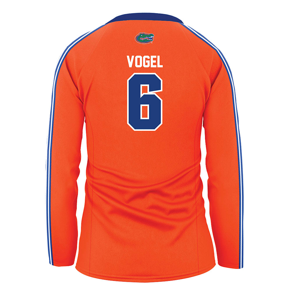 Florida - NCAA Women's Volleyball : Ella Vogel - Orange Volleyball Jersey