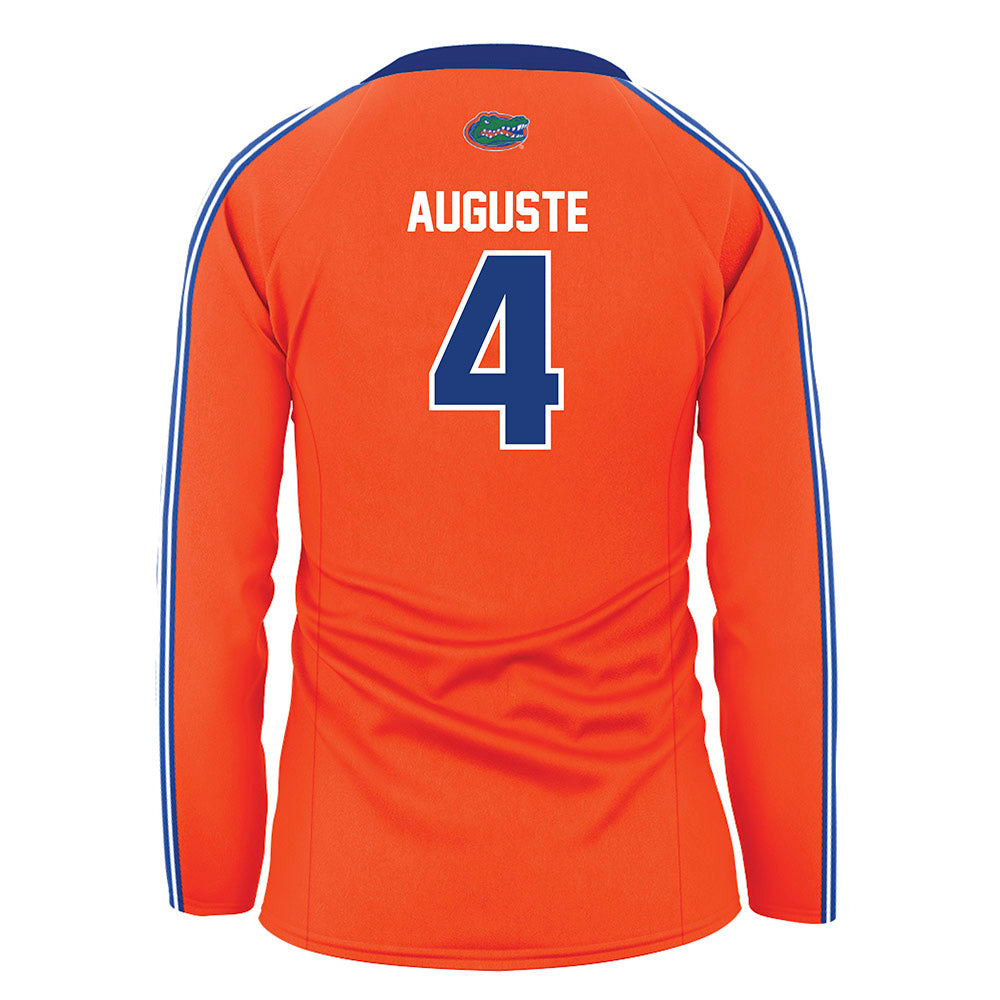 Florida - NCAA Women's Volleyball : Jaela Auguste - Orange Volleyball Jersey
