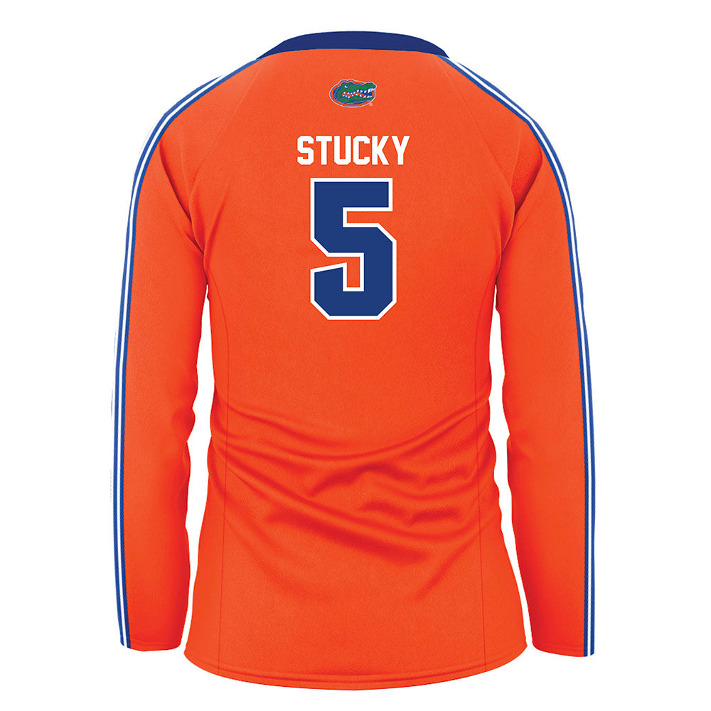 Florida - NCAA Women's Volleyball : Alexis Stucky - Orange Volleyball Jersey