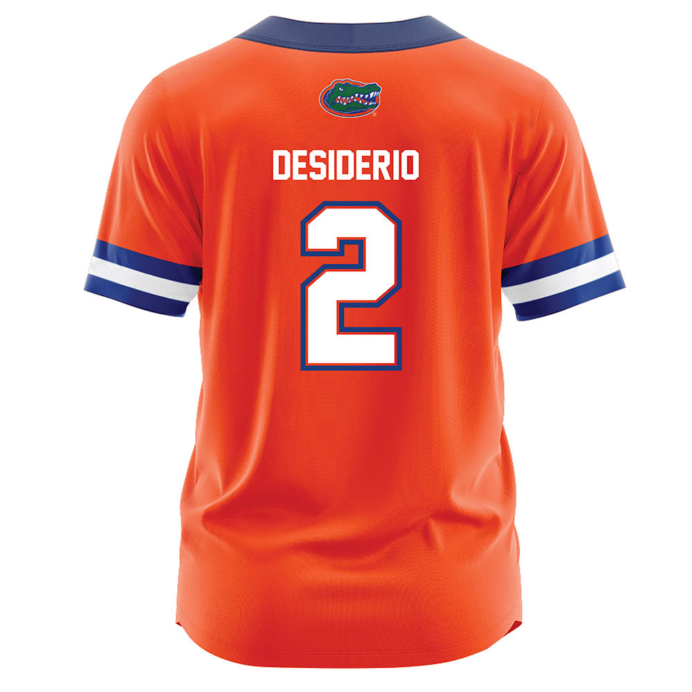 Florida - NCAA Softball : Giulia Desiderio - Orange Jersey-1