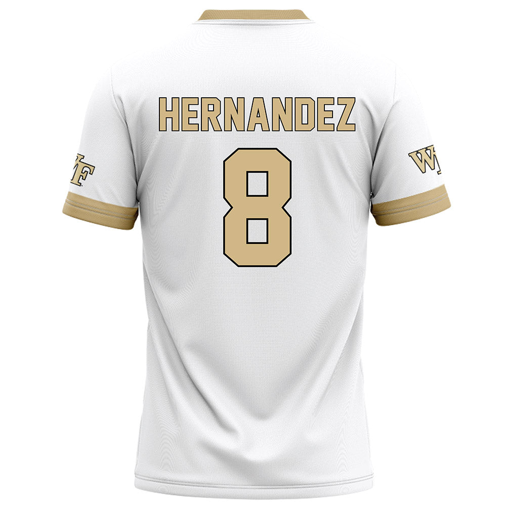Wake Forest - NCAA Football : Carlos Hernandez - White Football Jersey-1