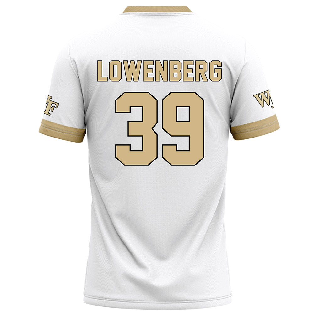 Wake Forest - NCAA Football : Joel Lowenberg - White Football Jersey-1