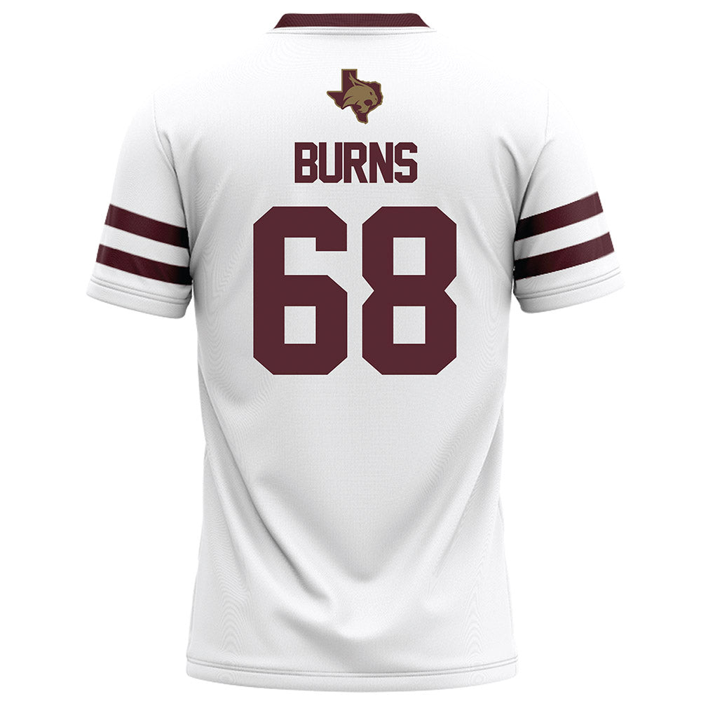 Texas State - NCAA Football : Sully Burns - White Football Jersey-1