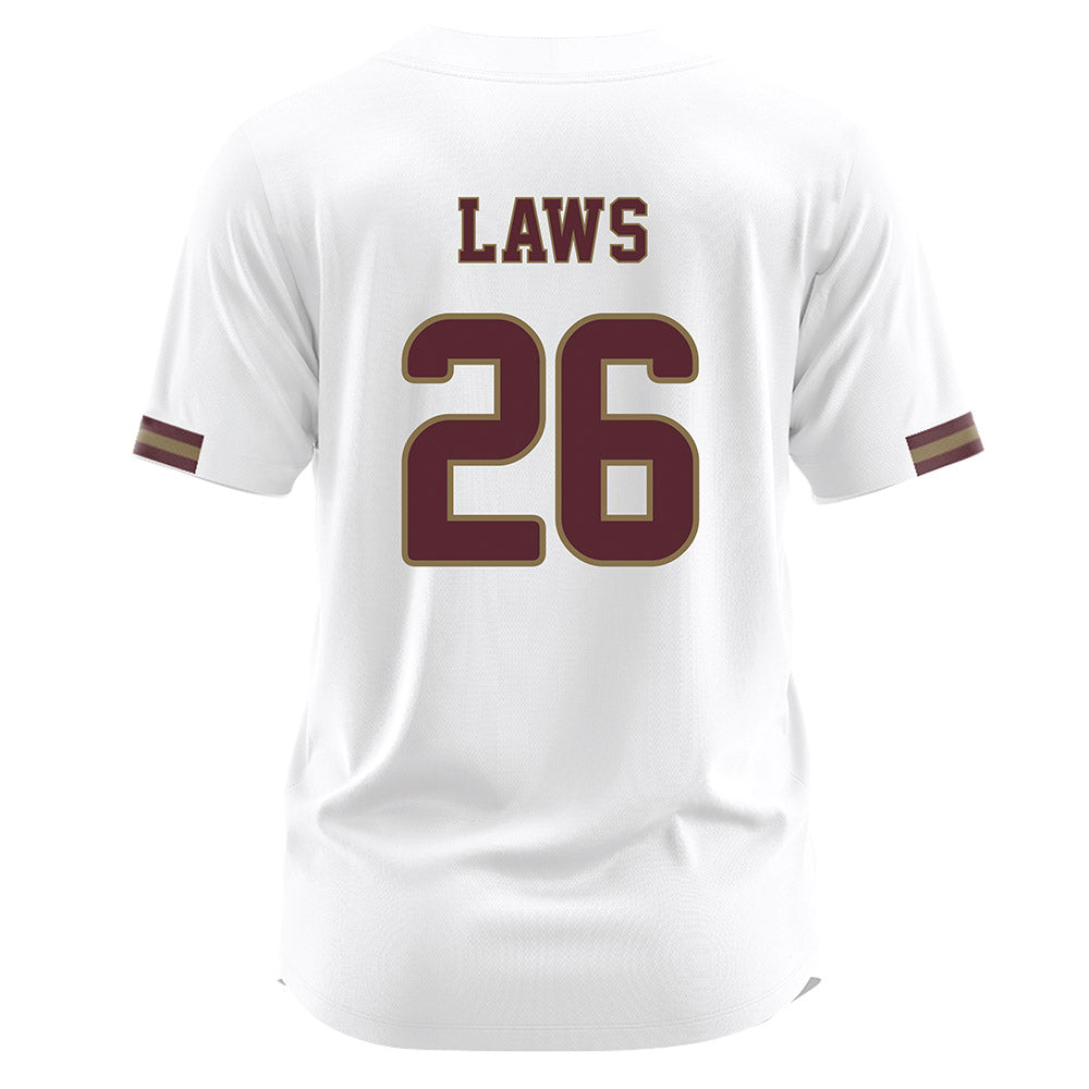 Texas State - NCAA Baseball : Carson Laws - White Jersey