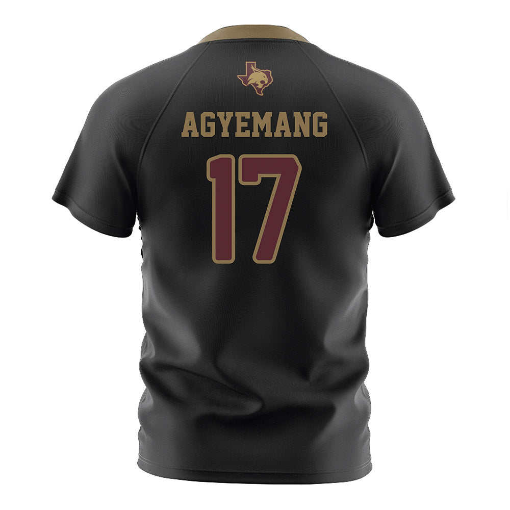 Texas State - NCAA Women's Soccer : Constance Agyemang - Black Soccer Jersey-1