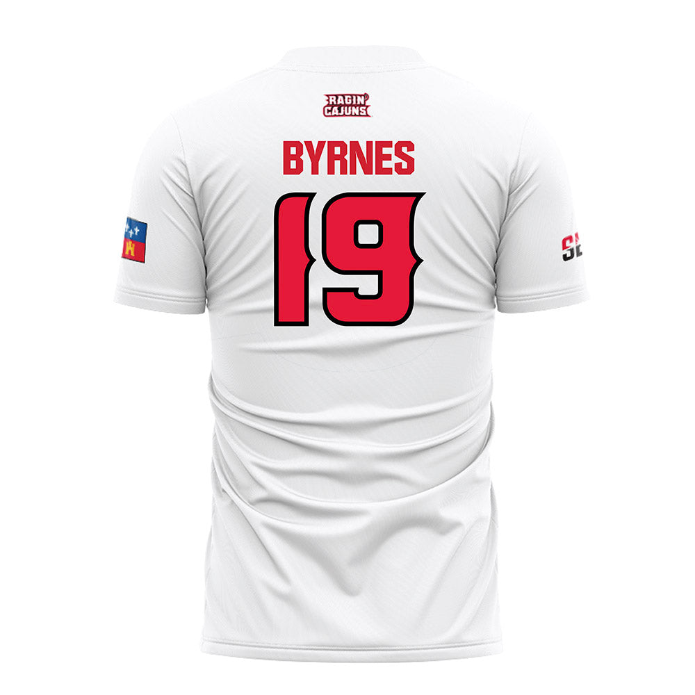 Louisiana - NCAA Women's Soccer : Sydney Byrnes - White Soccer Jersey-1