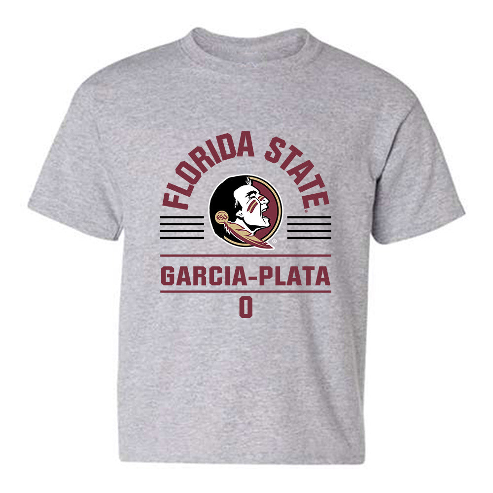 FSU - NCAA Men's Basketball : Maximo Garcia-Plata - Classic Fashion Shersey Youth T-Shirt-0