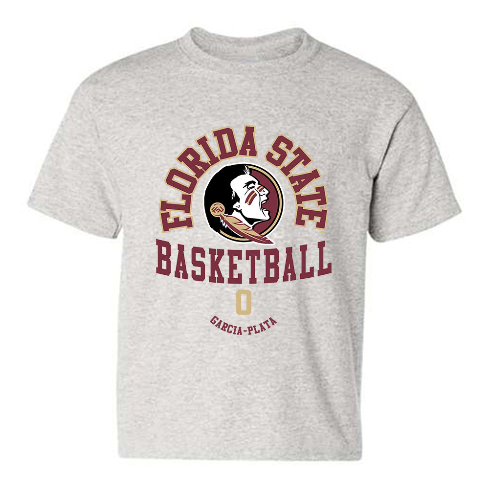 FSU - NCAA Men's Basketball : Maximo Garcia-Plata - Classic Fashion Shersey Youth T-Shirt-0