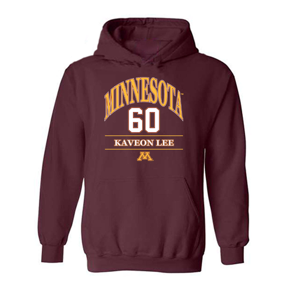 Minnesota - NCAA Football : Kaveon Lee - Classic Fashion Shersey Hooded Sweatshirt-0
