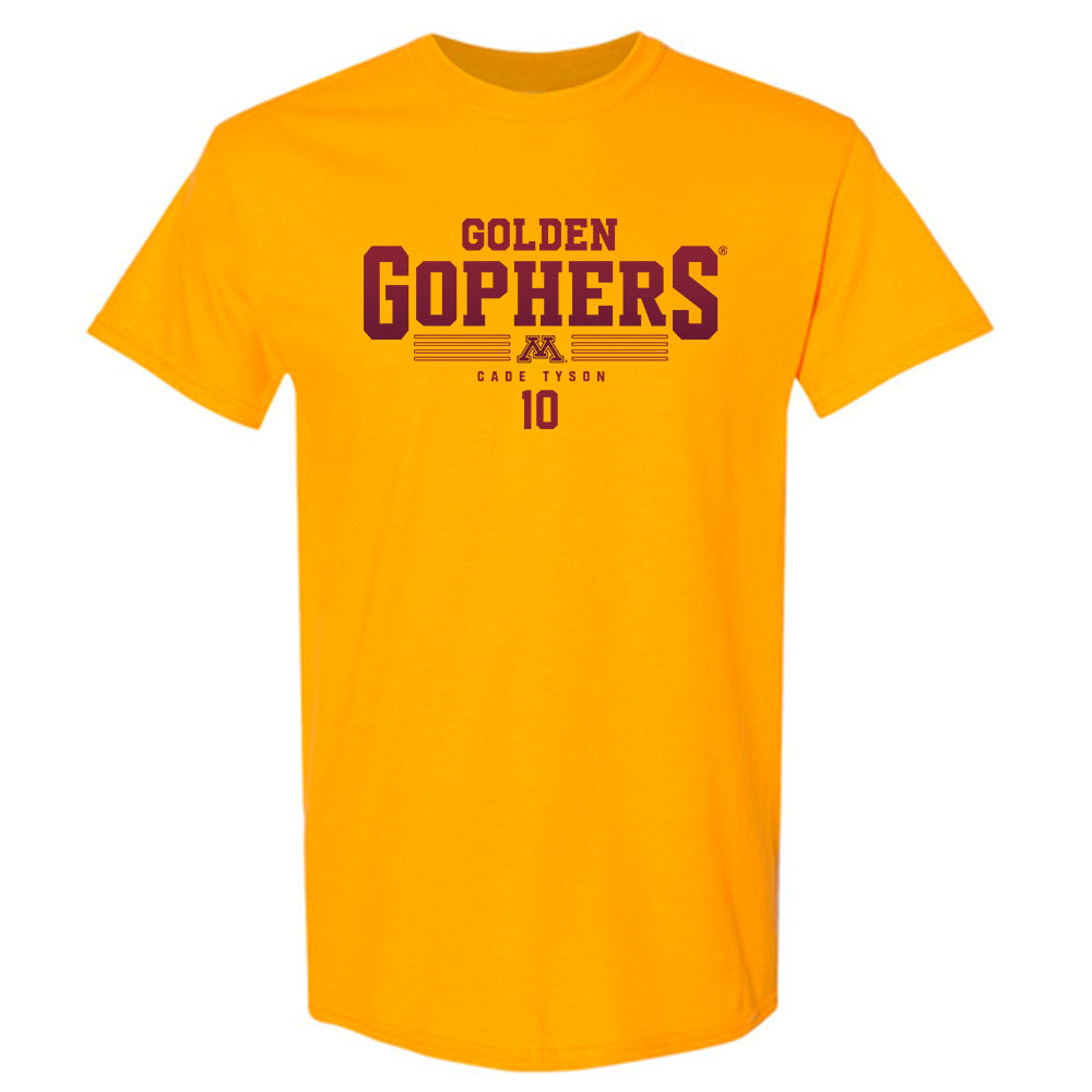 Minnesota - NCAA Men's Basketball : Cade Tyson - Classic Fashion Shersey T-Shirt-0