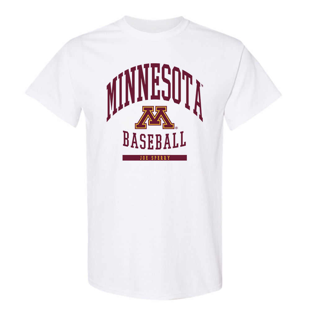 Minnesota - NCAA Baseball : Joe Sperry - Classic Fashion Shersey T-Shirt-0