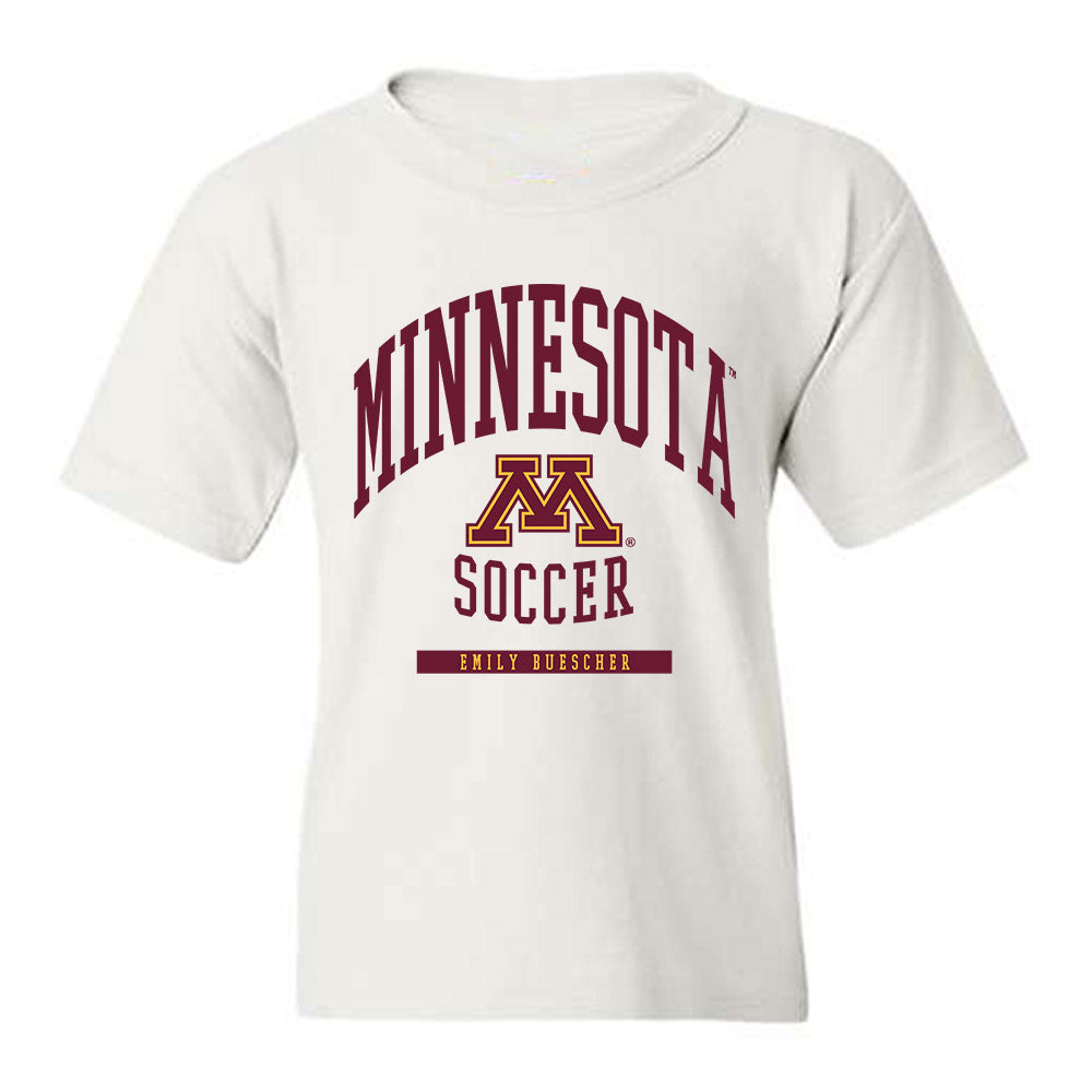Minnesota - NCAA Women's Soccer : Emily Buescher - Classic Fashion Shersey Youth T-Shirt-0