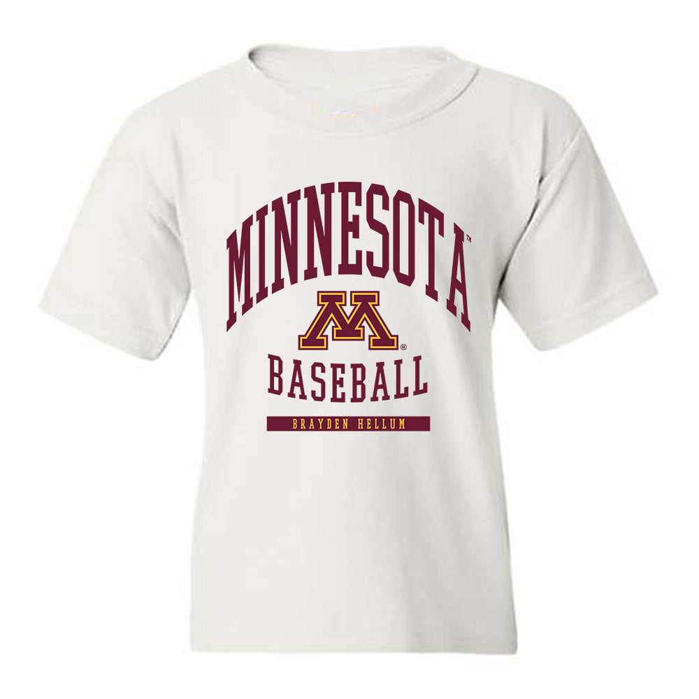 Minnesota - NCAA Baseball : Brayden Hellum - Classic Fashion Shersey Youth T-Shirt-0
