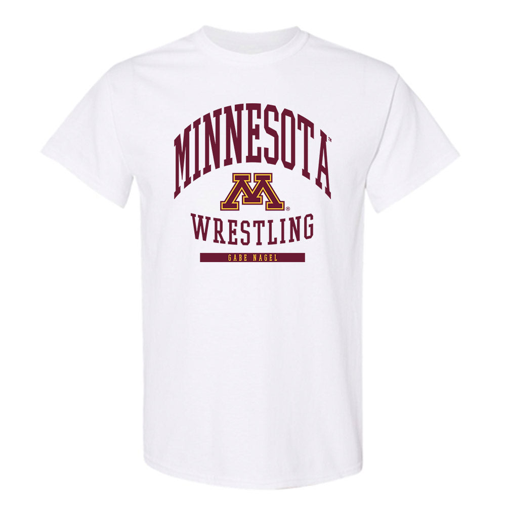 Minnesota - NCAA Wrestling : Gabe Nagel - Classic Fashion Shersey T-Shirt-0
