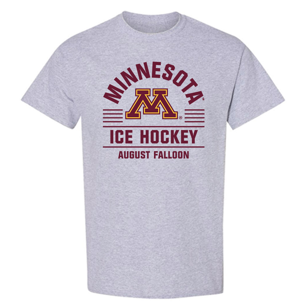 Minnesota - NCAA Men's Ice Hockey : August Falloon - Classic Fashion Shersey T-Shirt-0