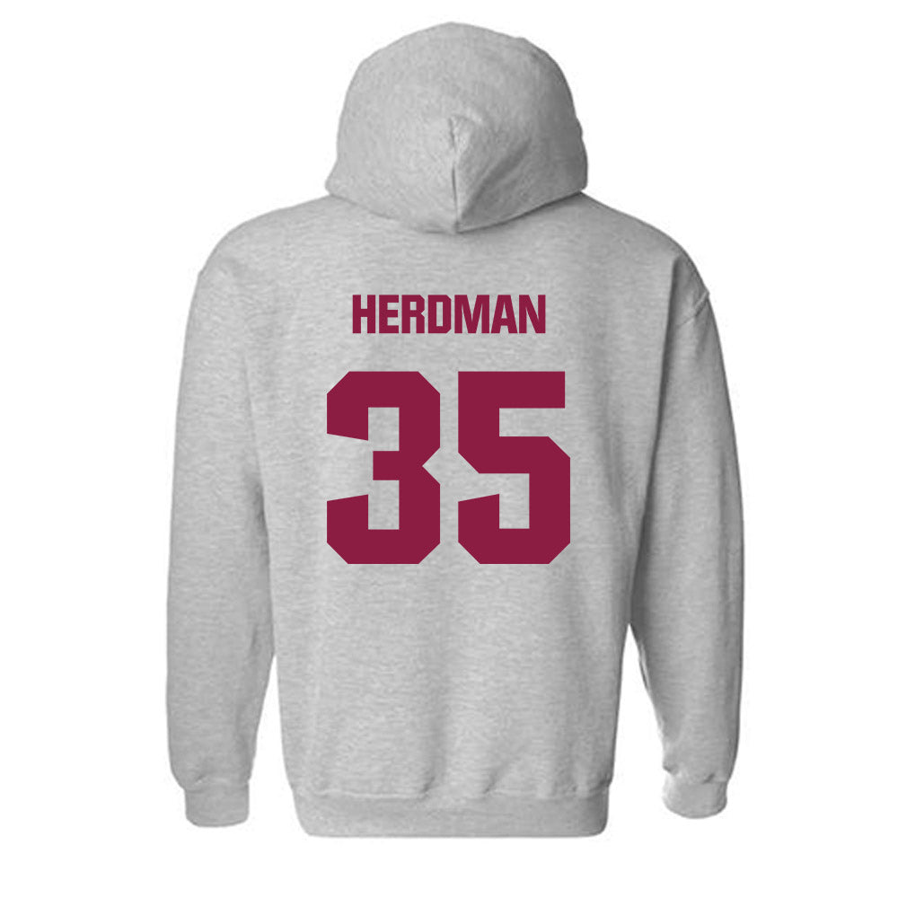 Virginia Tech - NCAA Football : Cade Herdman - Classic Fashion Shersey Hooded Sweatshirt