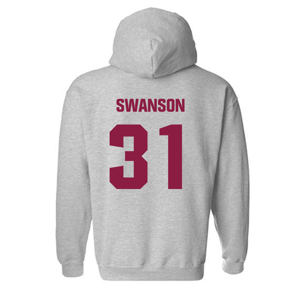 Virginia Tech - NCAA Women's Basketball : Sophie Swanson - Classic Fashion Shersey Hooded Sweatshirt-1