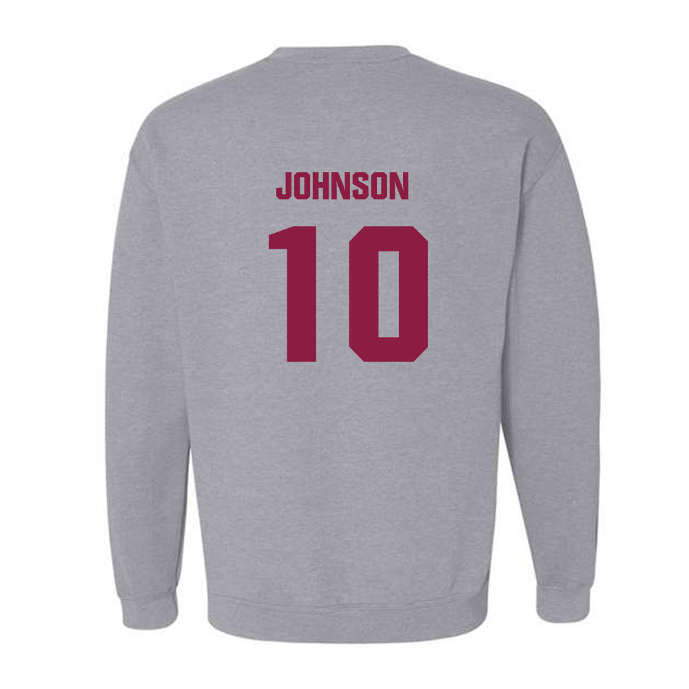 Virginia Tech - NCAA Men's Basketball : Tyler Johnson - Classic Fashion Shersey Crewneck Sweatshirt-1