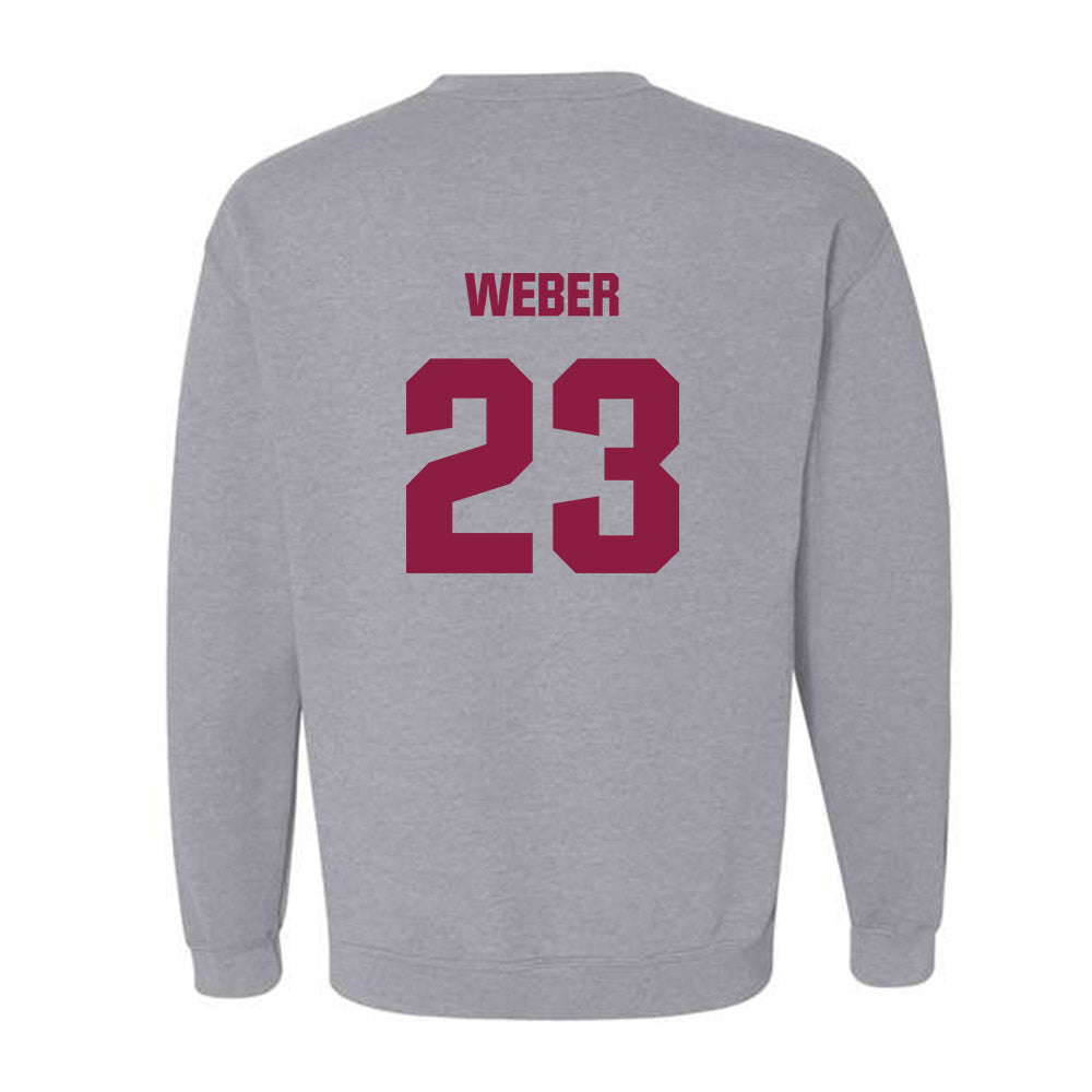 Virginia Tech - NCAA Baseball : Ben Weber - Classic Fashion Shersey Crewneck Sweatshirt-1