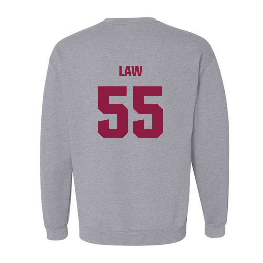 Virginia Tech - NCAA Football : Lemar Law - Classic Fashion Shersey Crewneck Sweatshirt