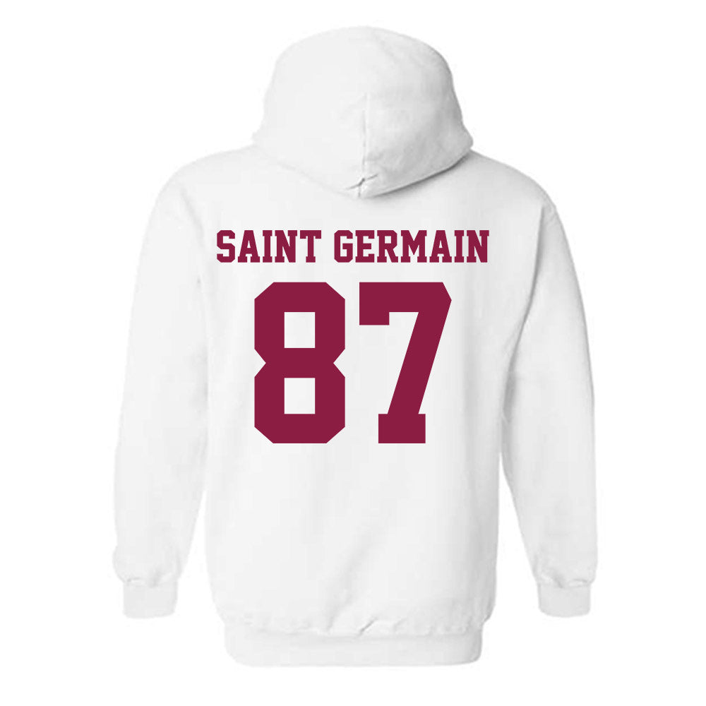 Virginia Tech - NCAA Football : Harrison Saint Germain - Classic Fashion Shersey Hooded Sweatshirt-1