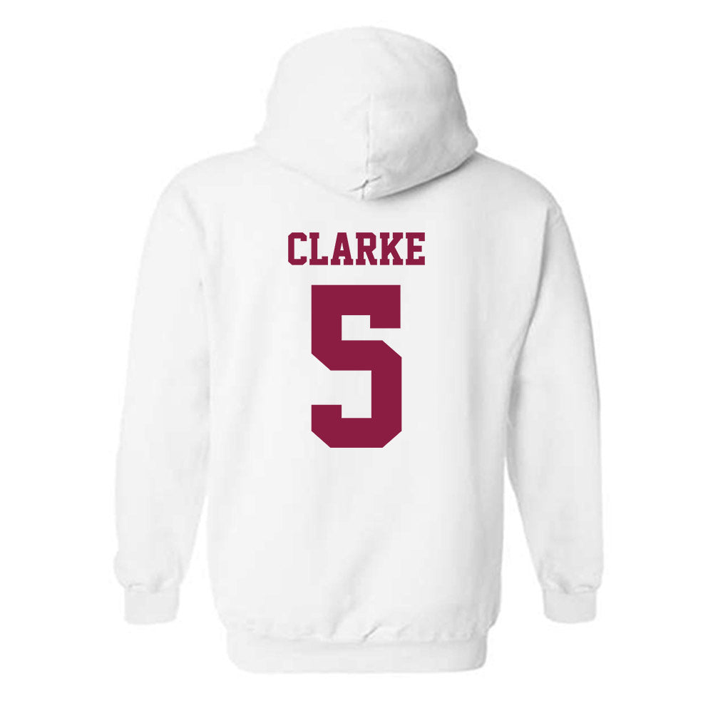 Virginia Tech - NCAA Football : Joshua Clarke - Classic Fashion Shersey Hooded Sweatshirt-1