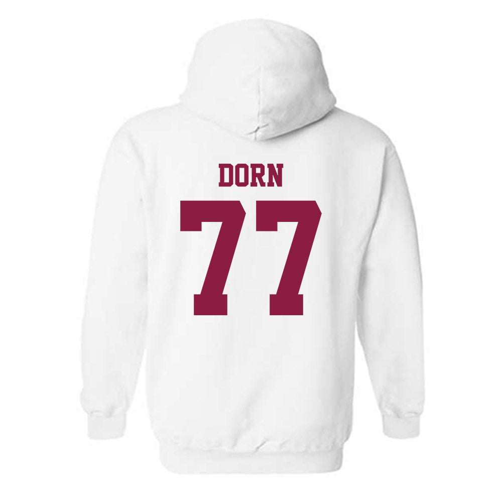 Virginia Tech - NCAA Men's Basketball : Antonio Dorn - Classic Fashion Shersey Hooded Sweatshirt-1