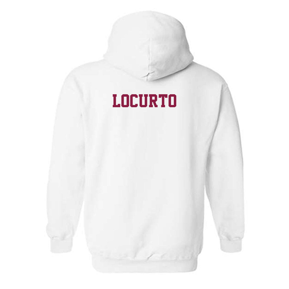 Virginia Tech - NCAA Baseball : Nick Locurto - Classic Fashion Shersey Hooded Sweatshirt-1