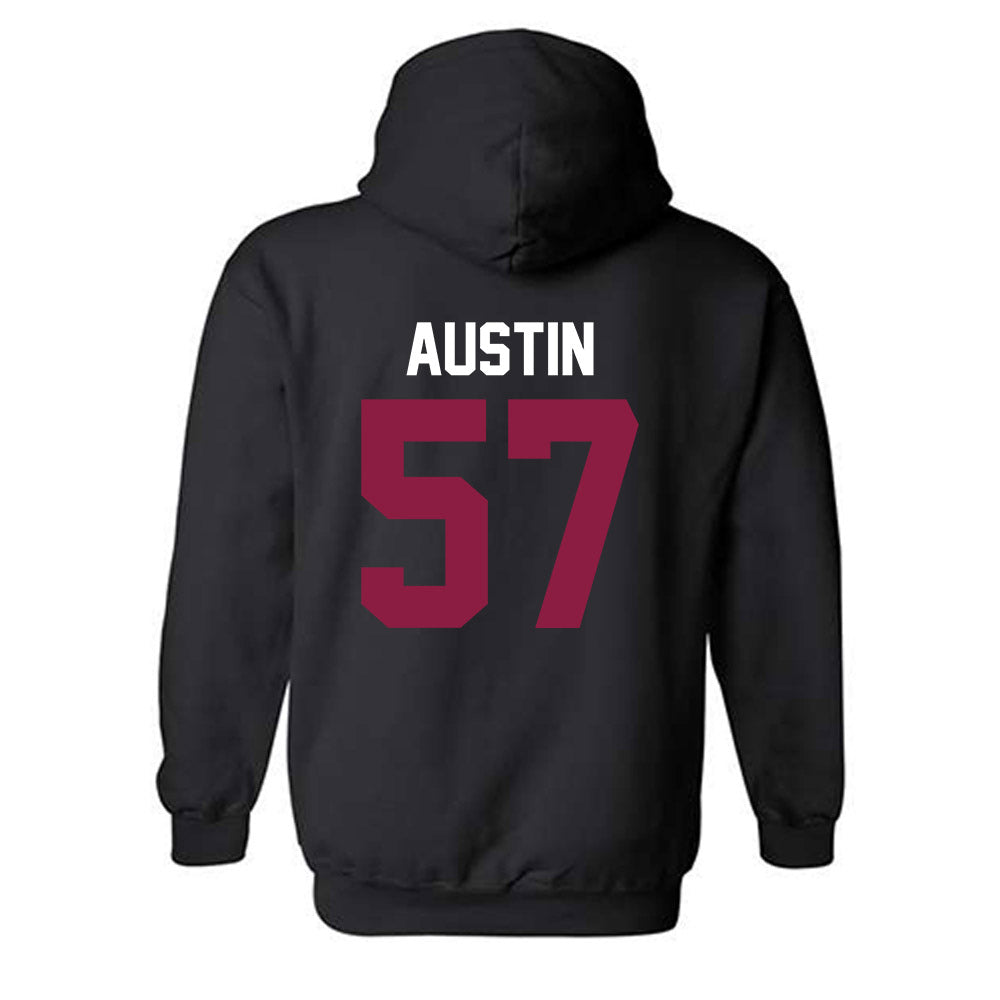 Virginia Tech - NCAA Football : Lucas Austin - Classic Fashion Shersey Hooded Sweatshirt-1