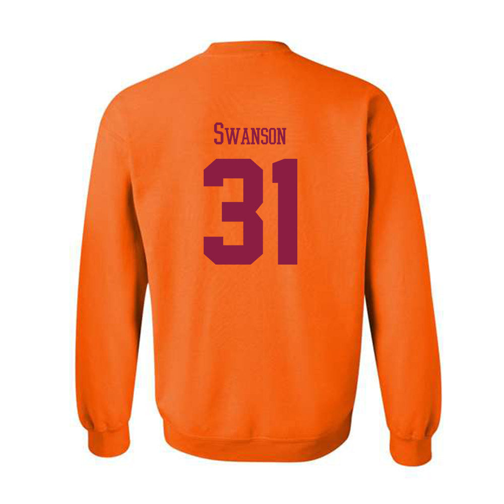 Virginia Tech - NCAA Women's Basketball : Sophie Swanson - Classic Fashion Shersey Crewneck Sweatshirt-1
