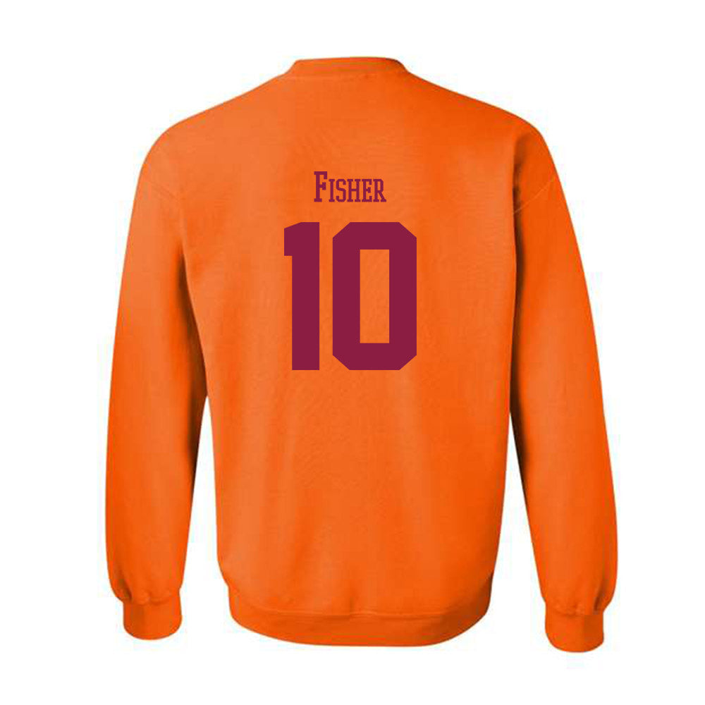Virginia Tech - NCAA Softball : Addyson Fisher - Classic Fashion Shersey Crewneck Sweatshirt-1