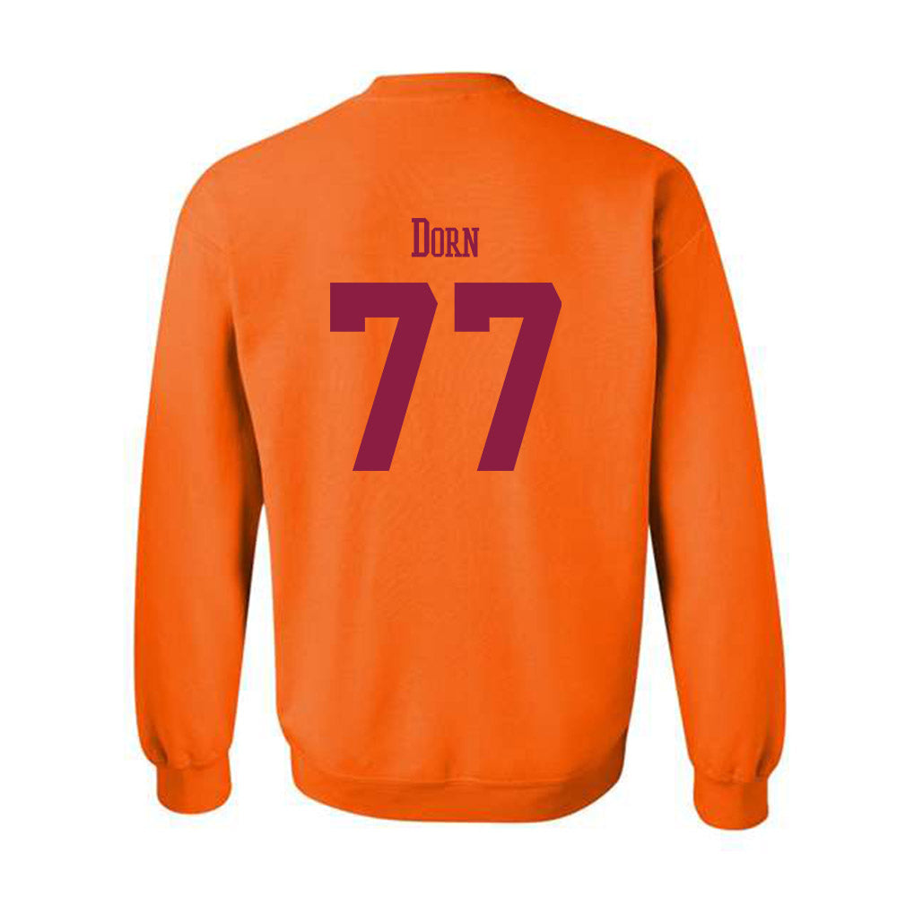 Virginia Tech - NCAA Men's Basketball : Antonio Dorn - Classic Fashion Shersey Crewneck Sweatshirt-1