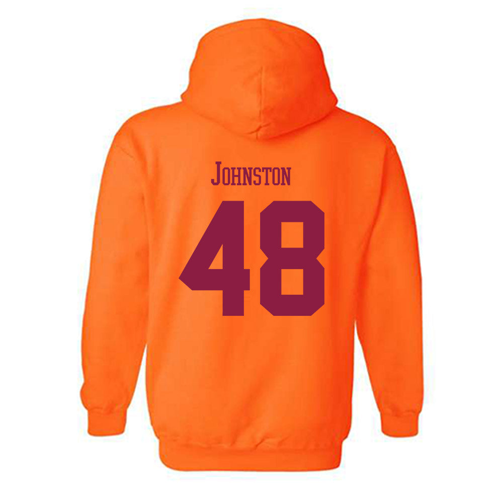 Virginia Tech - NCAA Women's Lacrosse : Evan Johnston - Classic Fashion Shersey Hooded Sweatshirt-1