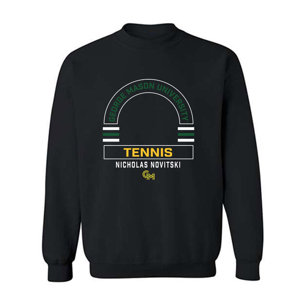 GMU - NCAA Men's Tennis : Nicholas Novitski - Classic Fashion Shersey Crewneck Sweatshirt-0
