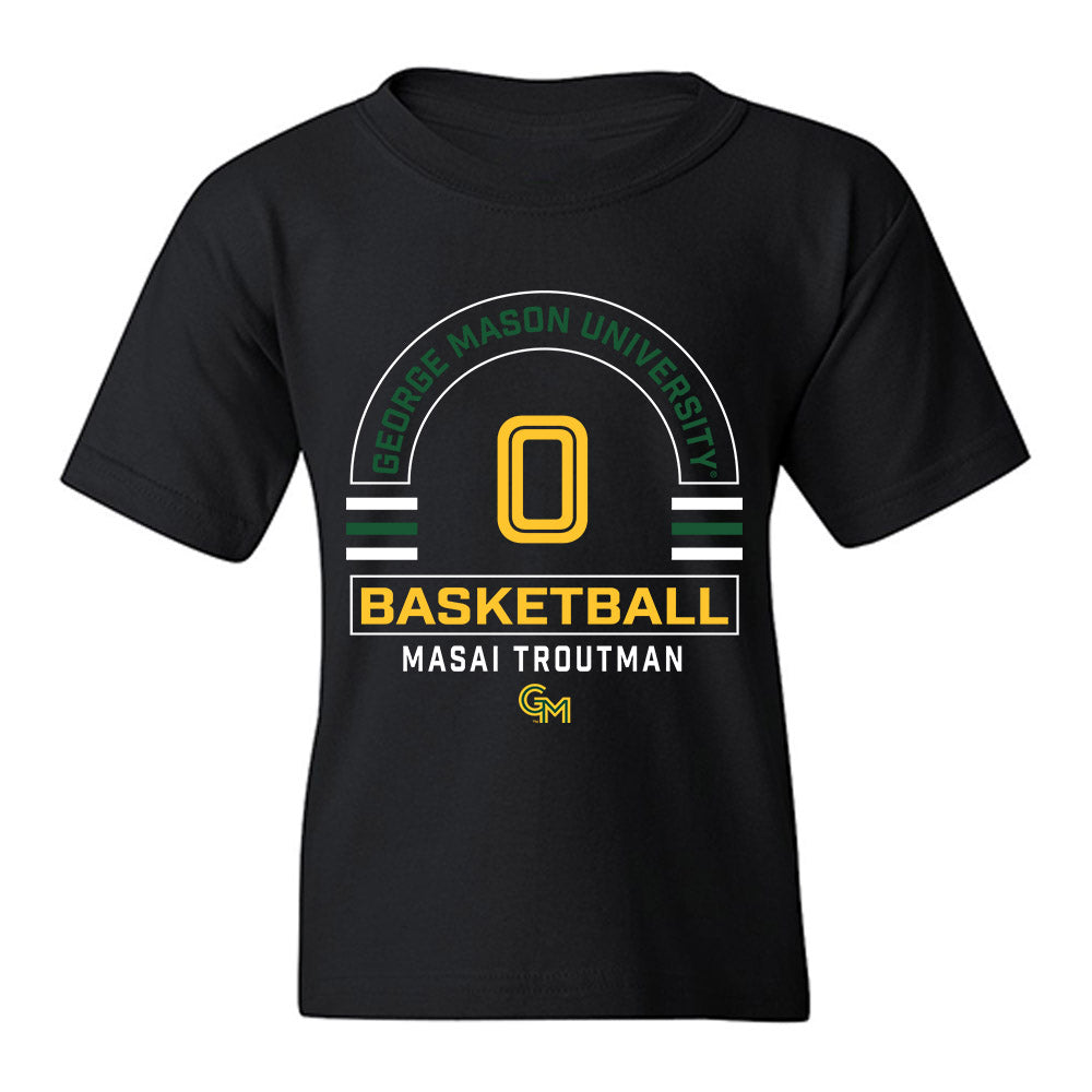 GMU - NCAA Men's Basketball : Masai Troutman - Classic Fashion Shersey Youth T-Shirt-0