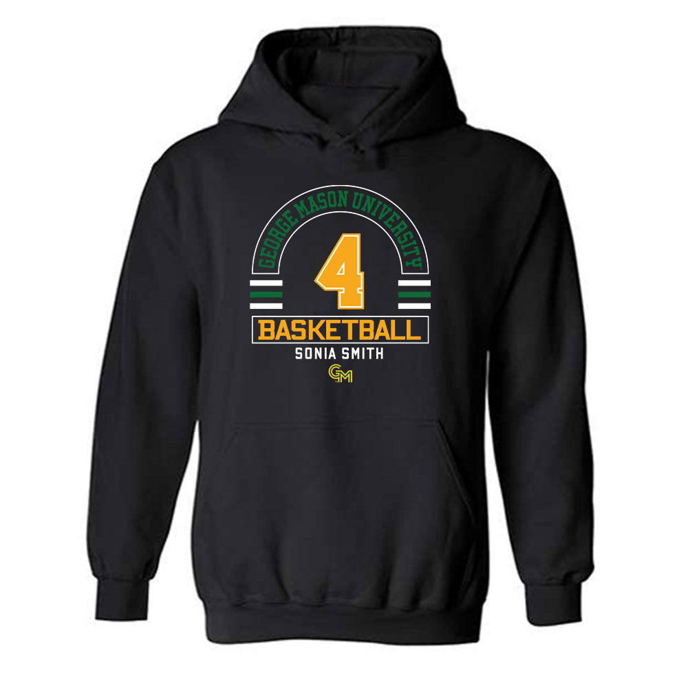 GMU - NCAA Women's Basketball : Sonia Smith - Classic Fashion Shersey Hooded Sweatshirt-0