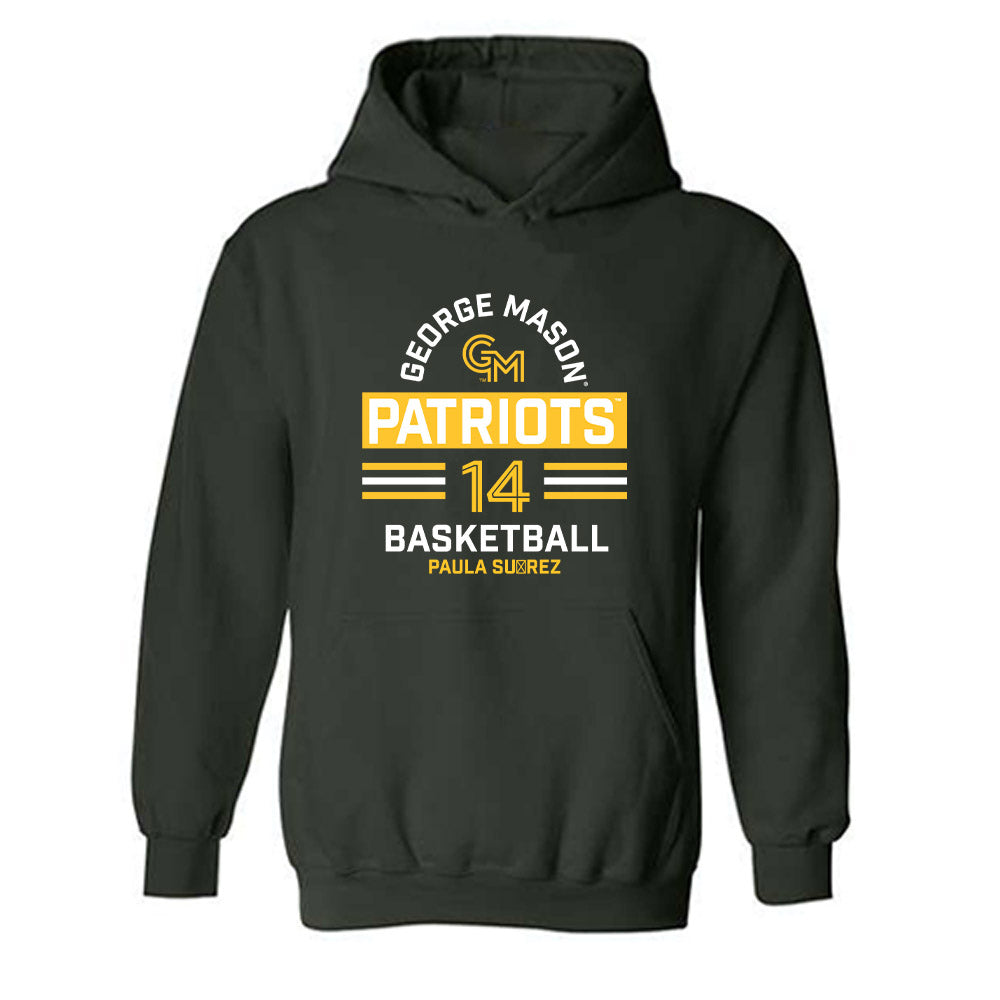 GMU - NCAA Women's Basketball : Paula Su�rez - Classic Fashion Shersey Hooded Sweatshirt-0