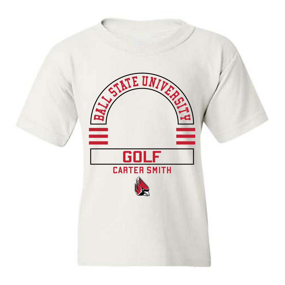 Ball State - NCAA Men's Golf : Carter Smith - Classic Fashion Shersey Youth T-Shirt-0