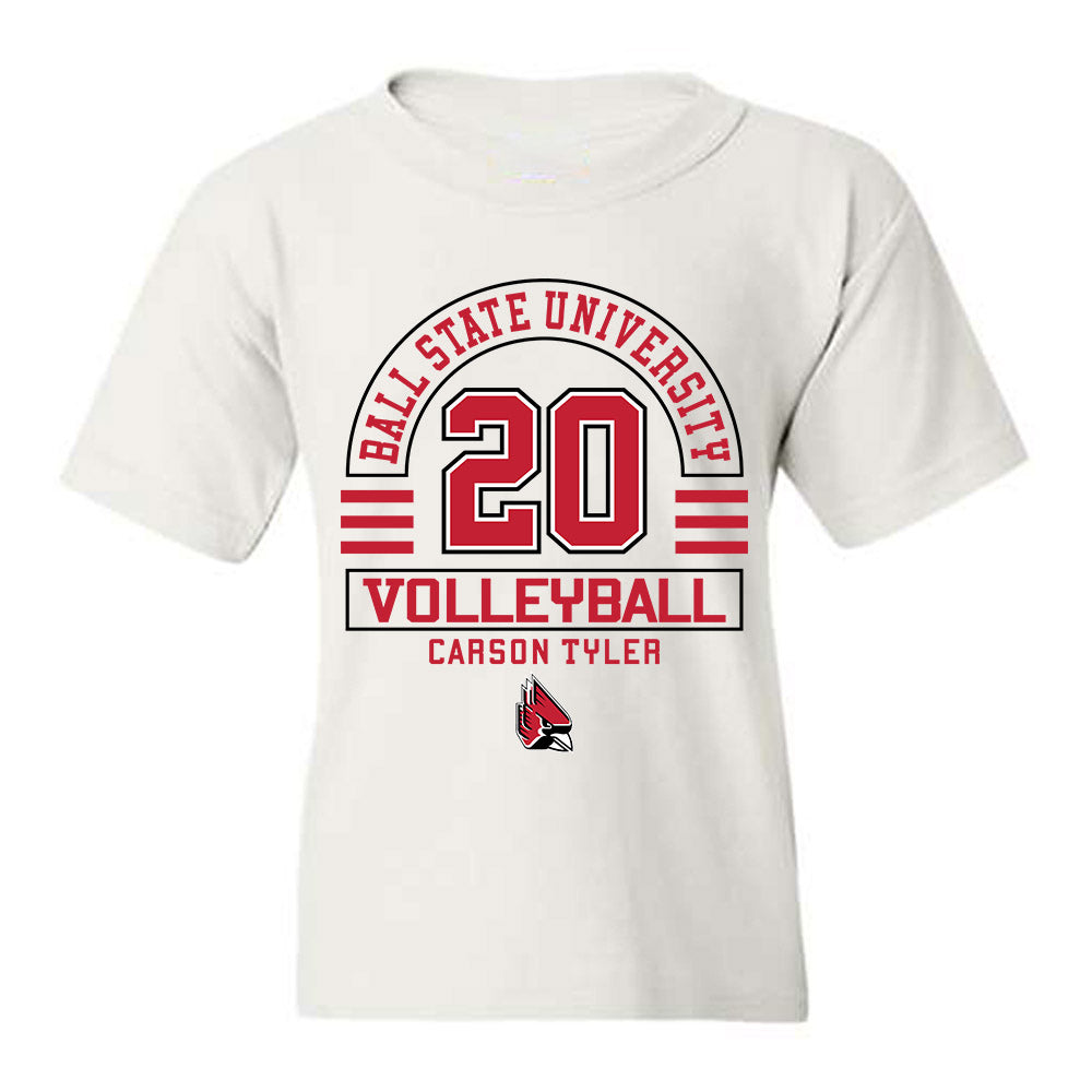 Ball State - NCAA Women's Volleyball : Carson Tyler - Classic Fashion Shersey Youth T-Shirt-0