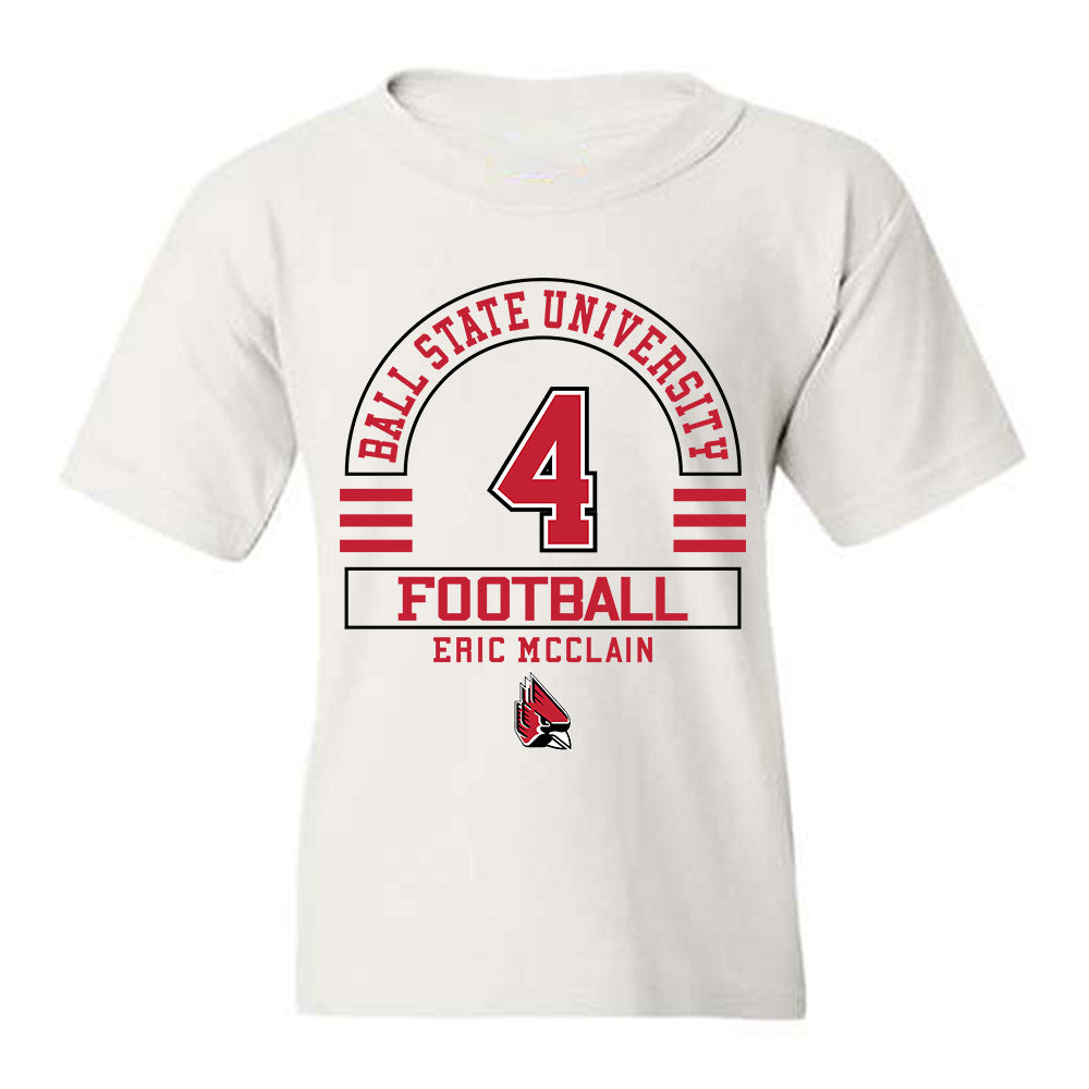 Ball State - NCAA Football : Eric McClain - Classic Fashion Shersey Youth T-Shirt-0
