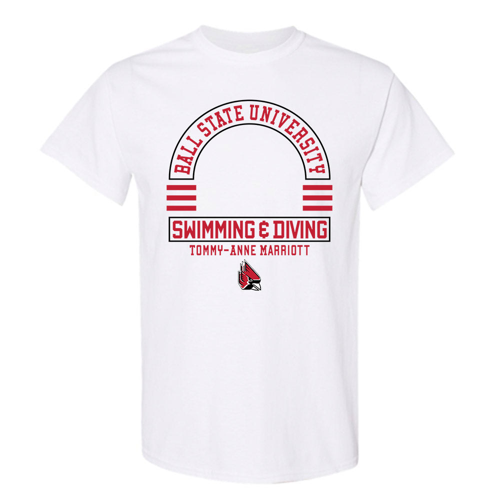 Ball State - NCAA Women's Swimming & Diving : Tommy-Anne Marriott - Classic Fashion Shersey T-Shirt-0