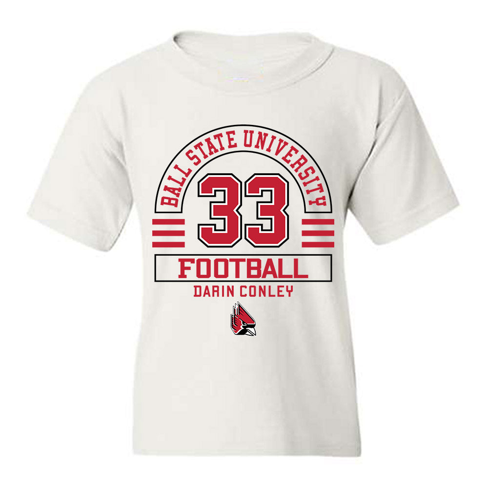 Ball State - NCAA Football : Darin Conley - Classic Fashion Shersey Youth T-Shirt-0