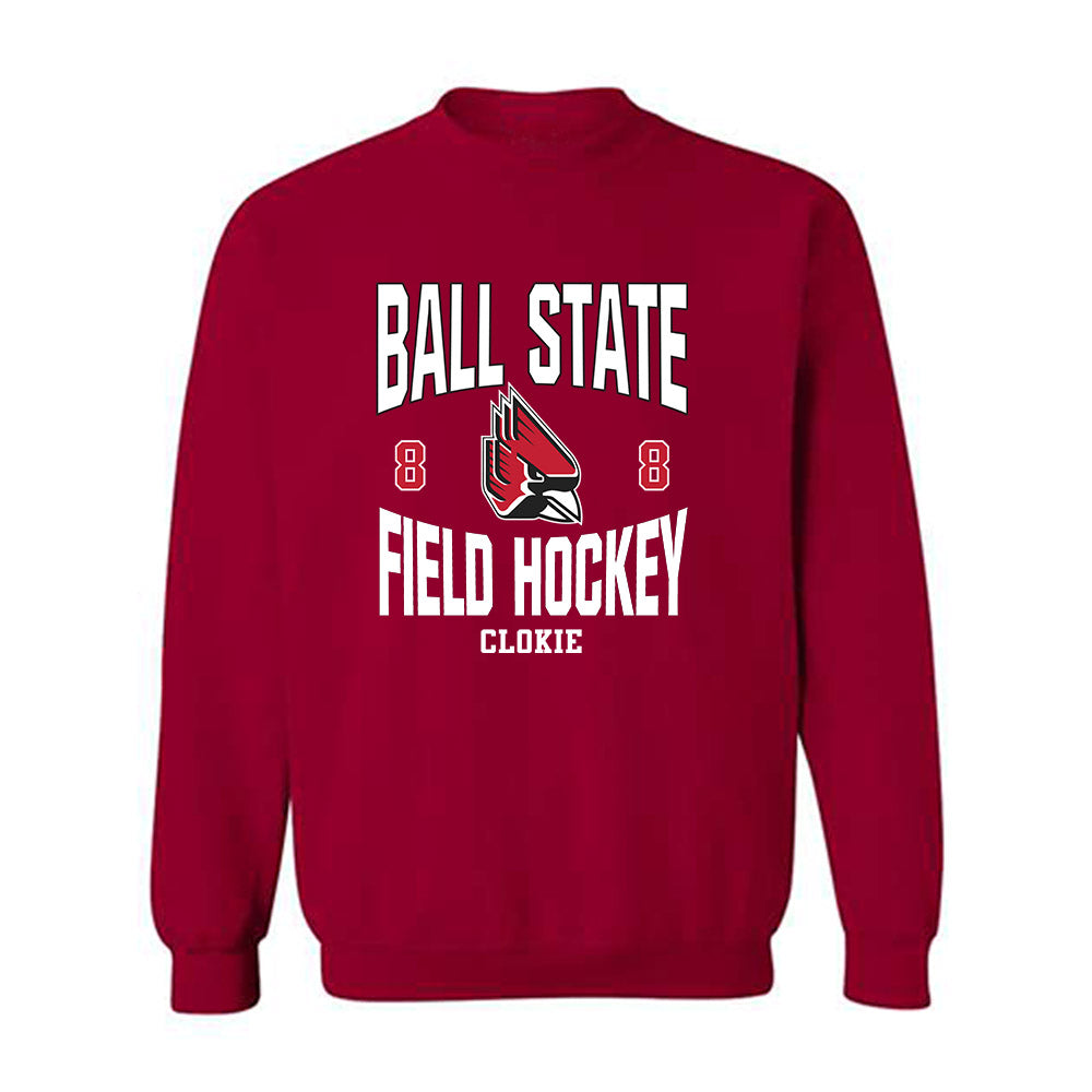 Ball State - NCAA Women's Field Hockey : Grace Clokie - Classic Fashion Shersey Crewneck Sweatshirt-0