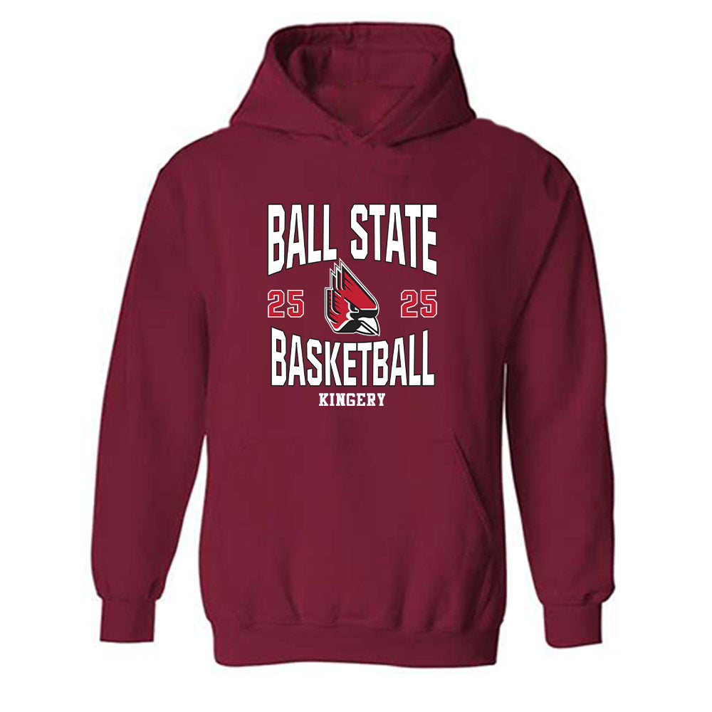 - NCAA Women's Basketball : Grace Kingery - Classic Fashion Shersey Hooded Sweatshirt-0