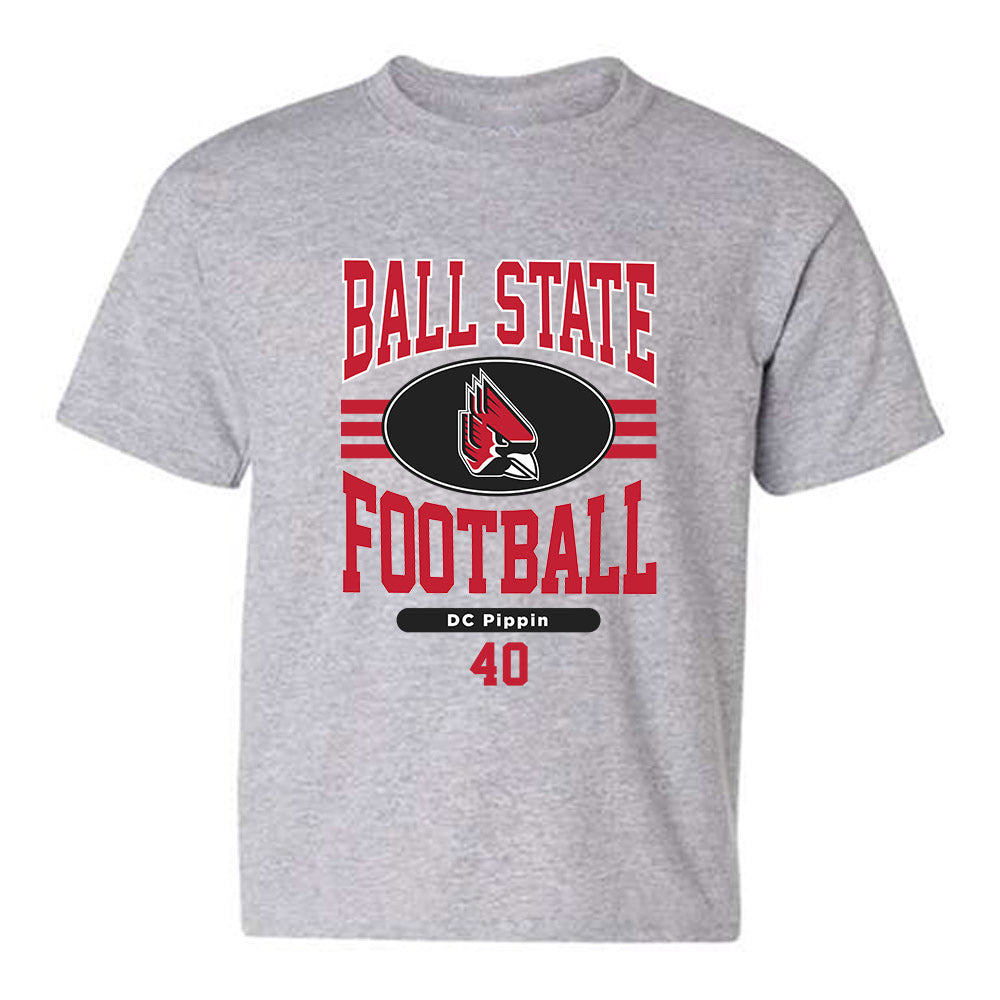 Ball State - NCAA Football : DC Pippin - Classic Fashion Shersey Youth T-Shirt-0