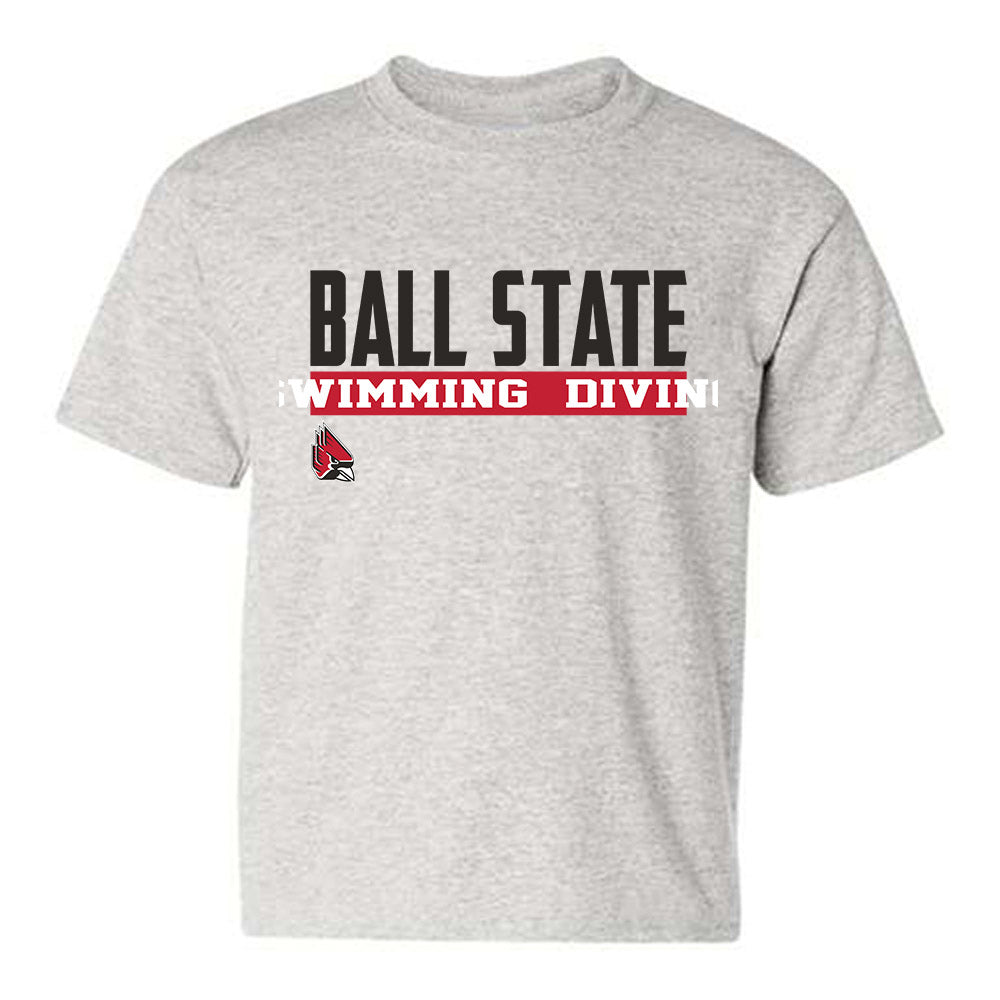 Ball State - NCAA Men's Swimming & Diving : Seth Blossom - Classic Fashion Shersey Youth T-Shirt-0
