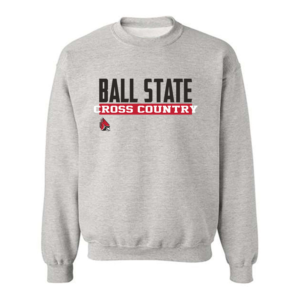 Ball State - NCAA Women's Cross Country : Emily Decker - Classic Fashion Shersey Crewneck Sweatshirt-0