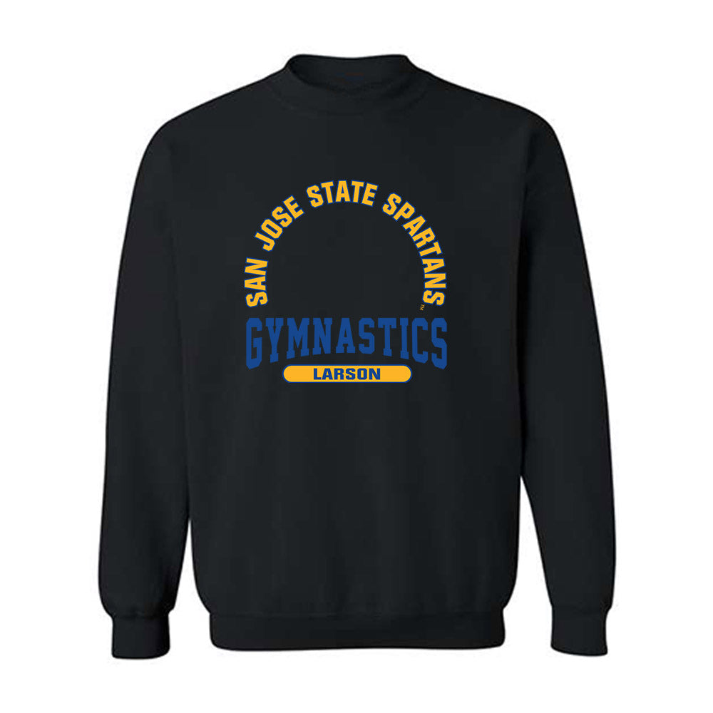 SJSU - NCAA Women's Gymnastics : Kaylee Larson - Classic Fashion Shersey Crewneck Sweatshirt-0