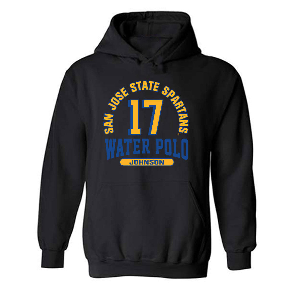 SJSU - NCAA Men's Water Polo : Aidan Johnson - Classic Fashion Shersey Hooded Sweatshirt-0